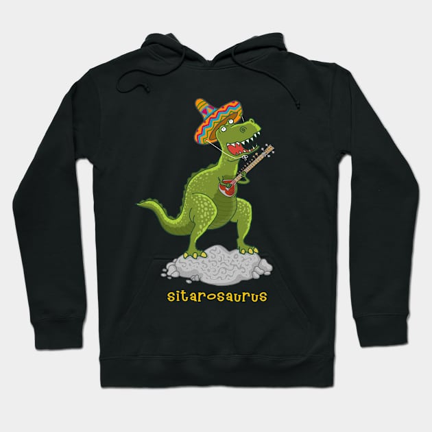 Sitarosaurus Hoodie by steveskelton